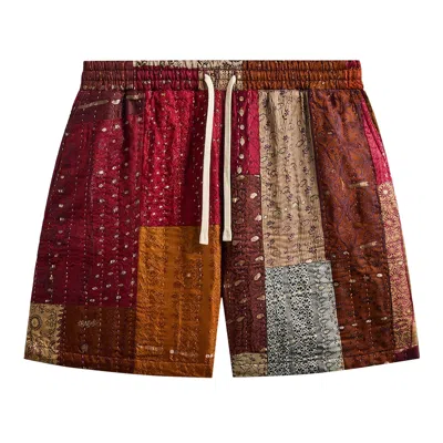 Pre-owned Kith &kin Tal Patchwork Short 'brown/multicolor' | Men's Size M