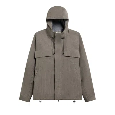 Pre-owned Kith &kin Tropical Wool Gael Parka 'permanent' | Brown | Men's Size L