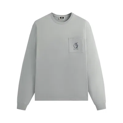 Pre-owned Kith & Kin Universal Apple Long-sleeve Tee 'mist' | Green | Men's Size Xs