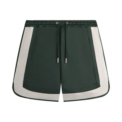 Pre-owned Kith & Kin Washed Satin Dylan Short 'stadium' | Green | Men's Size Xs
