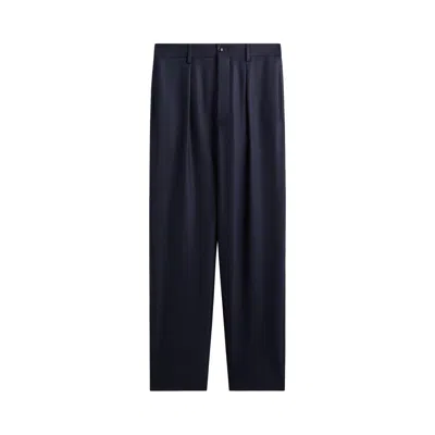 Pre-owned Kith &kin X Giorgio Armani Flat Front Trouser 'blue / Navy' | Men's Size M