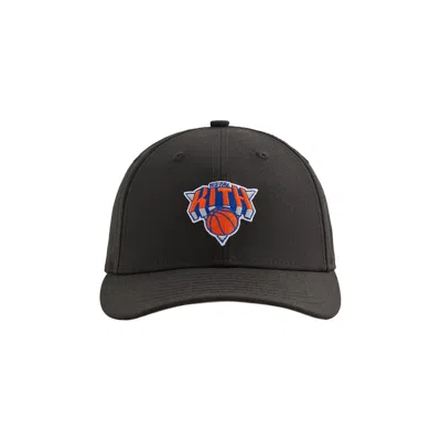 Pre-owned Kith & New Era For The New York Knicks Logo Low Profile 59fifty Fitted 'black'