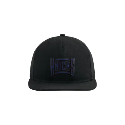 Pre-owned Kith & New Era For The New York Knicks Wool 9fifty Snapback 'black' | Men's Size Onesize