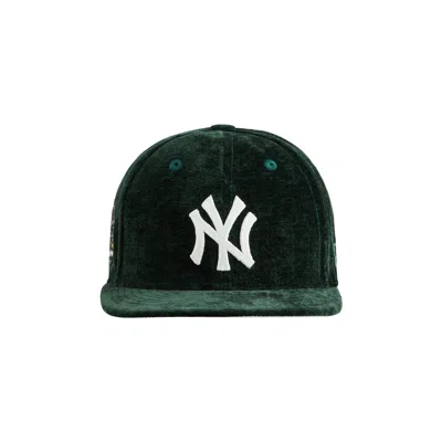 Pre-owned Kith & New Era For The New York Yankees Chenille Chainstitch 59fifty Low Profile 'stadium' | Green |