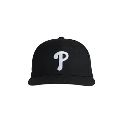 Pre-owned Kith & Rocky For New Era Phillies Low Pro Fitted 'black' | Men's Size 8.5