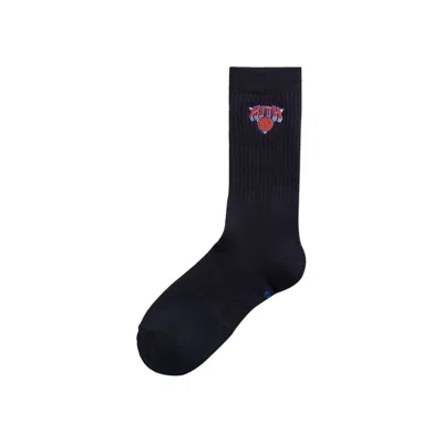 Pre-owned Kith & Stance For The New York Knicks Logo Socks 'black'
