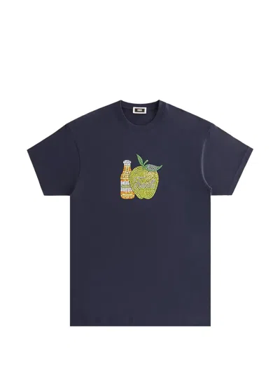 Kith Apple Cider T-shirt In Blue
