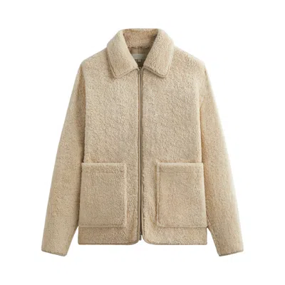 Pre-owned Kith Archer Shearling Jacket 'sector' | Brown | Men's Size Xxl