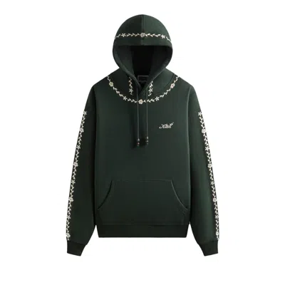 Pre-owned Kith Artisanal Floral Nelson Hoodie 'stadium' | Green | Men's Size Xl