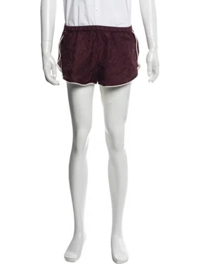 Pre-owned Kith Athletic Shorts In Burgundy