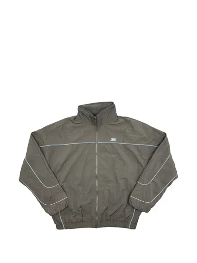 Kith Azariah Zip-up Track Jacket In Gray