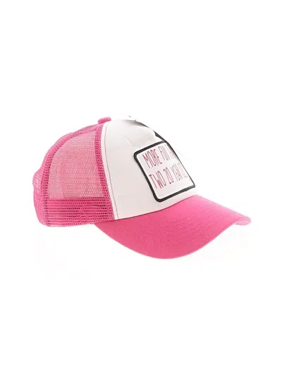 Pre-owned Kith Baseball Cap In Pink