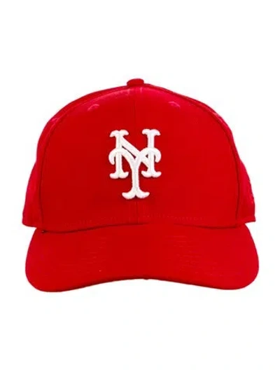 Pre-owned Kith Baseball Cap In Red