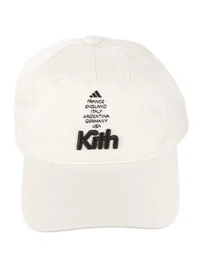 Pre-owned Kith Baseball Cap In White