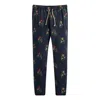 Kith Begonia Floral Williams I Sweatpant 'nocturnal' In Blue