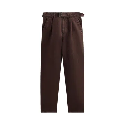 Pre-owned Kith Belted Jaime Denim Pant 'incognito' | Brown | Men's Size 33
