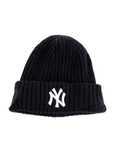 Pre-owned Kith Blue Embroidered Knit Beanie