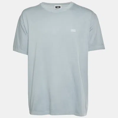 Kith Blue Logo Graphic Jersey Crew Neck T-shirt