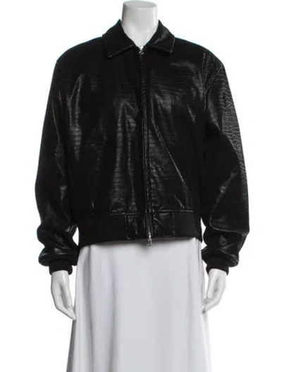 Pre-owned Kith Bomber Jacket In Black