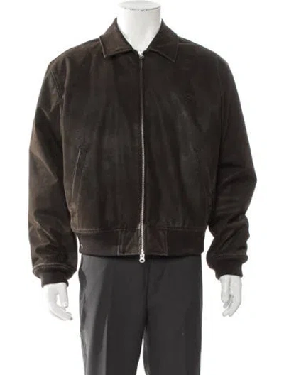 Pre-owned Kith Bomber Jacket In Brown