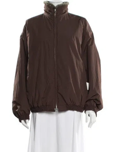 Pre-owned Kith Bomber Jacket In Brown