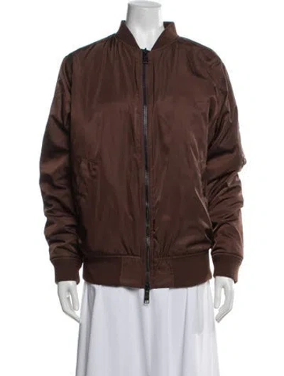 Pre-owned Kith Bomber Jacket In Brown