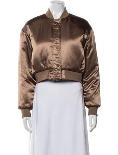 Pre-owned Kith Bomber Jacket In Brown