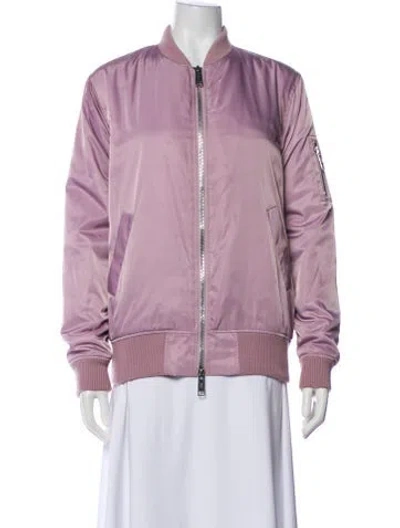 Pre-owned Kith Bomber Jacket In Purple