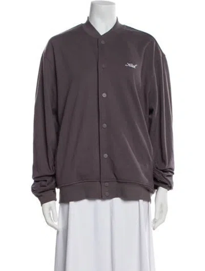 Pre-owned Kith Bomber Jacket In Purple