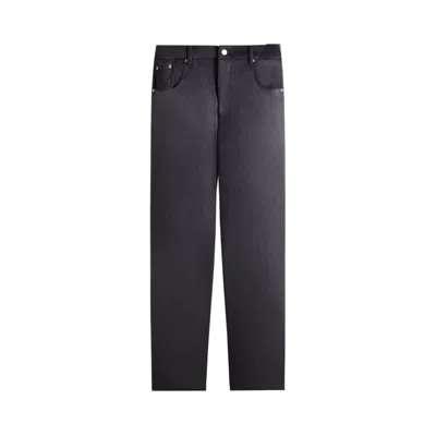 Pre-owned Kith Bonded Microsuede Centre Pant 'nocturnal' | Blue | Men's Size M
