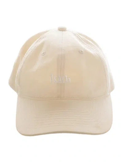 Pre-owned Kith Branded Baseball Hat In Neutrals