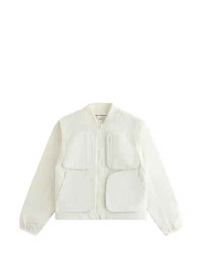 Kith Breckon Convertible Utility Bomber Jacket In White