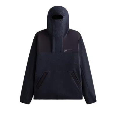 Pre-owned Kith Brockwell Sherpa Hoodie 'nocturnal' | Black | Men's Size L