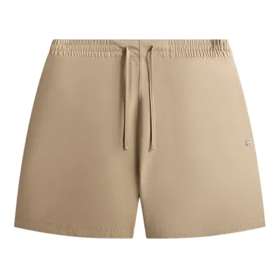 Pre-owned Kith Brushed Cotton Efrain Short 'taupe' | Tan | Men's Size S In Brown