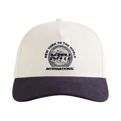 Pre-owned Kith Brushed Twill Bay Low Pinch Crown Cap 'nocturnal' | Blue | Men's Size Onesize