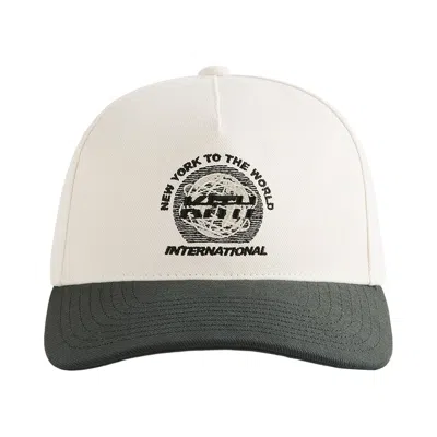Pre-owned Kith Brushed Twill Bay Low Pinch Crown Cap 'stadium' | Cream | Men's Size Onesize In White
