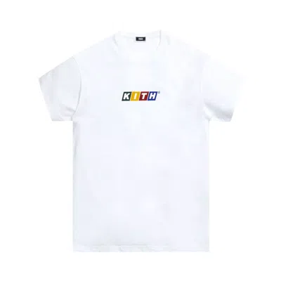Pre-owned Kith Building Block Tee 'white' | Men's Size L