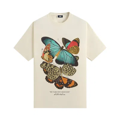 Pre-owned Kith Butterfly Vintage Tee 'sandrift' | White | Men's Size Xl