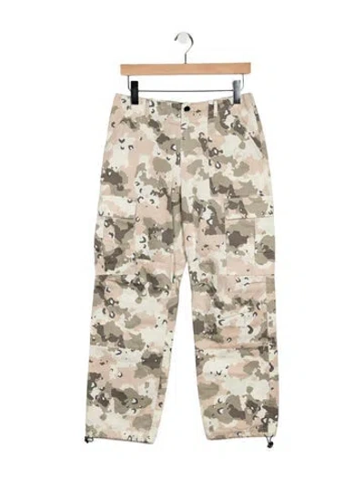 Pre-owned Kith Camouflage Print Straight Leg Pants In Multi