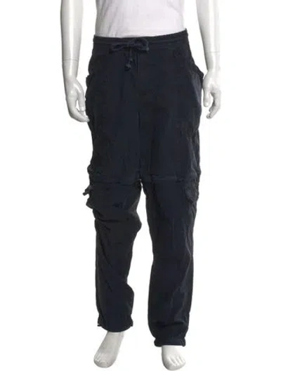 Pre-owned Kith Cargo Pants In Blue