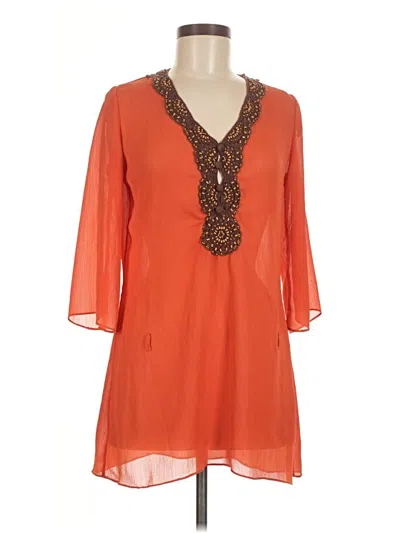 Pre-owned Kith Casual Dress In Orange