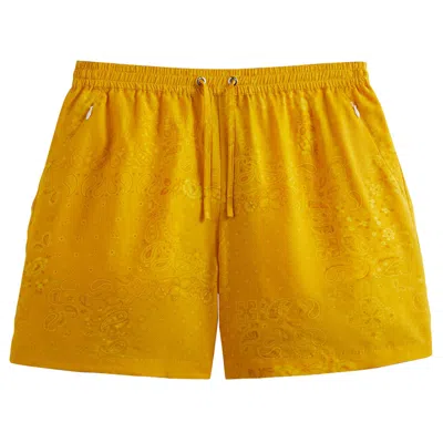 Pre-owned Kith Cedar Short 'opulence' | Yellow | Men's Size S