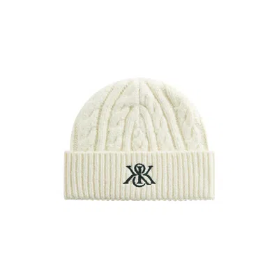Pre-owned Kith Chainstitch Mia Beanie 'sandrift' | Cream | Men's Size Onesize