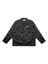 Kith Checkered Shirt Jacket In Black