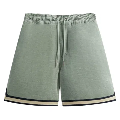 Pre-owned Kith Chenille Curtis Short 'mint' | Green | Men's Size L