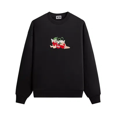 Pre-owned Kith Cherry Bunch Nelson Crewneck 'black' | Men's Size L