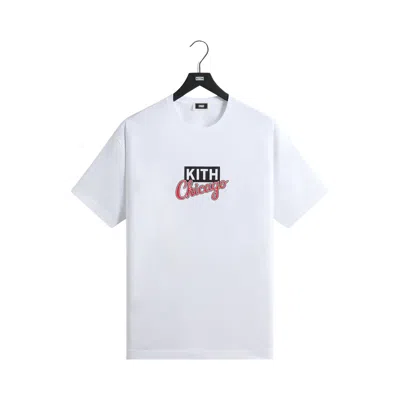 Pre-owned Kith Chicago Classic Logo Tee 'white' | Men's Size S