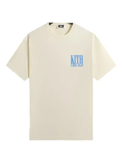 Kith Chicago Skyline T-shirt In Neutral