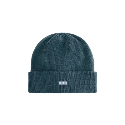 Pre-owned Kith Classic Beanie 'anchor' | Blue | Kid's Size Onesize
