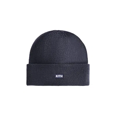 Pre-owned Kith Classic Beanie 'genesis' | Blue | Kid's Size Onesize